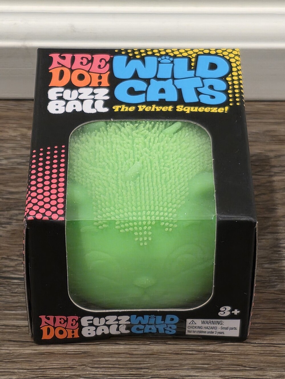 Needoh NIB Wild Cats Fuzz Ball